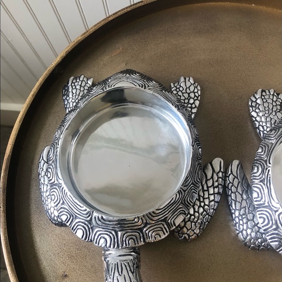 YANKEE CANDLE LARGE SEA TURTLE CANDLE HOLDER. S/2 - Picture 8 of 10